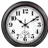 45MINST 12 INCH INDOOR/OUTDOOR RETRO ROUND WATERPR