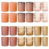 WDHODEC PINK CANDLE HOLDERS SET OF 24 - VINTAGE HO