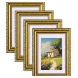 ELETECPRO 5X7 VINTAGE PICTURE FRAME, GLASS COVER,