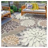3X5 WASHABLE RUG FOR LIVING ROOM TROPICAL BOTANICA