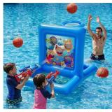 POOL TOYS GAMES FOR KIDS&ADULTS, 2-IN-1 POOL BASKE