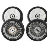 CHEEMUII 4 PACK LAWN MOWER WHEELS KIT 2 REAR WHEEL