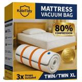 MEMORY FOAM MATTRESS VACUUM BAG FOR MOVING AND STO