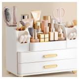 HBLIFE MAKEUP ORGANIZER FOR VANITY WITH BRUSH HOLD
