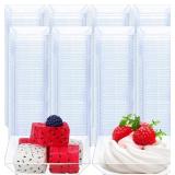 500 PIECES MINI SQUARE DESSERT PLATES DISPOSABLE A