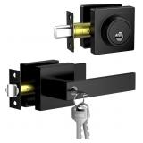 KEYED ALIKE EXTERIOR DOOR LOCK SET 1 PACK(SAME KEY