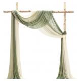 FLOROOM WEDDING ARCH DRAPING FABRIC 3 PANELS 20FT