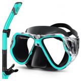 GREATEVER DRY SNORKEL SET,PANORAMIC WIDE VIEW ANTI