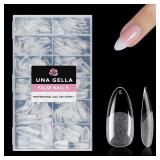 UNA GELLA 504PCS MEDIUM POINTED ALMOND NAIL TIPS,