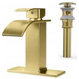 RUACQ WATERFALL BATHROOM FAUCET,SINGLE HANDLE BATH