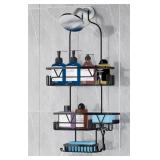 DAOYA OVER THE SHOWER HEAD CADDY WITH 2 BASKETS &