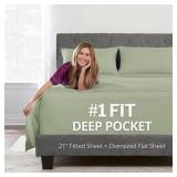 DEEP POCKET KING SIZE SHEETS ï¿½ 21" EXTRA DEEP POCK