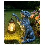 YODY GARDEN STATUES OUTDOOR GARDEN DECOR: DOG STAT