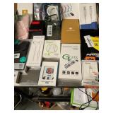1 LOT OF PHONE CASES, HEAD PHONES,USB LED STRIP LI