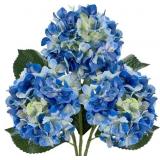 3PCS BLUE SILK HYDRANGEA ARTIFICIAL FLOWERS?FAKE F