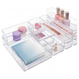 STORI SIMPLESORT 10-PIECE STACKABLE CLEAR DRAWER O