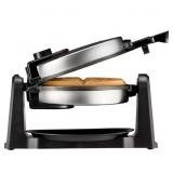 CHEFMAN FLIP BELGIAN WAFFLE MAKER W/ NON STICK PLA