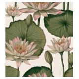 ORAINEGE FLORAL WALLPAPER PEEL AND STICK FLORAL CO