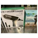 1 LOT OF 1- 3 IN 1 MINI VACUUM CLEANER/1-PORTABLE
