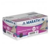 MARATHON SINGLEFOLD NATURAL BROWN PAPER TOWELS 4,0