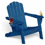FOLDING ADIRONDACK CHAIR, HDPE PATIO ADIRONDACK CH