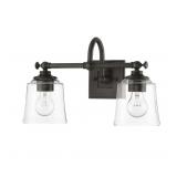 $242 SIGNATURE HARDWARE ANTONIA 17.375-IN 2-LIGHT