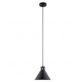 ZAILEY 10.75 IN. 1-LIGHT BLACK CONTEMPORARY SHADED