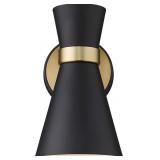 Z-LITE 728-1S-MB-HBR SORIANO WALL SCONCE, 1-LIGHT