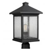 $294 Z-LITE PORTLAND 1 - LIGHT POST LIGHT IN OIL R