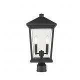 $362 Z-LITE BEACON 2 - LIGHT POST LIGHT IN BLACK