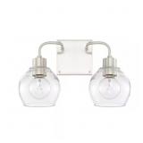 $140 15 IN. W X 10 IN. H X 7 IN. E 2-LIGHT CLEAR G