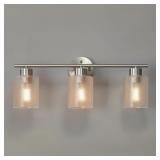 $103 GLOBE ELECTRIC BRUSHED NICKEL DECORATIVE BATH