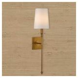 $144 SIGNATURE HARDWARE SCONCE BRUSHED GOLD