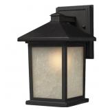 $138 LAWRENCE 1-LIGHT BLACK INCANDESCENT OUTDOOR W