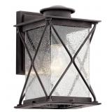 ARGYLE 10.25 IN. 1-LIGHT WEATHERED ZINC OUTDOOR HA
