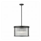 $291 CARNABY 18.25 IN. 5-LIGHT MATTE BLACK SHADED