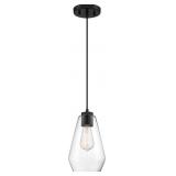 $129 MINKA LAVERY 2338-66A CLARITY PENDANT, 1-LIGH