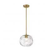 $160 Z-LITE CHLOE 1 - LIGHT PENDANT IN OLDE BRASS