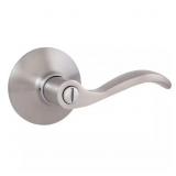 DEFIANT NAPLES SATIN NICKEL BED/BATH DOOR LEVER