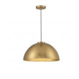$288 18 IN. W X 10 IN. H 1-LIGHT NATURAL BRASS HAN