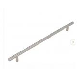 $114 1 LOT (10) BAR PULLS 12-5/8" STAINLESS STEEL