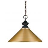 $142 PENDANT LIGHTS SINGLE LIGHT 14" WIDE BILLIARD