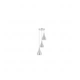 INDOOR HOME DECORATIVE NORA 3 LIGHT BURNISHED NICK