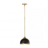 $184 LANDRY 1-LIGHT MATTE BLACK + RUBBED BRASS PEN