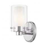 $120 LIVEX LIGHTING MANHATTAN 1 - LIGHT VANITY IN