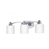 $200 SIGNATURE HARDWARE EASTOVER 23-IN 3-LIGHT CHR