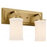 $195 KICHLER LIGHTING VETIVENE 2 - LIGHT VANITY IN