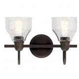 AVERY 15 IN. 2-LIGHT OLDE BRONZE VINTAGE BATHROOM