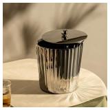 1 LOT (2) GODINGER WAVES ICE BUCKET ï¿½ STAINLESS ST