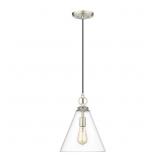 $232 HARPER 11.5 IN. 1-LIGHTGLOBE PENDANT MATTE BL